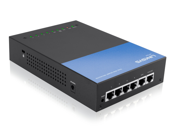 Linksys LRT224 - Reititin - 4-porttinen kytkin - GigE