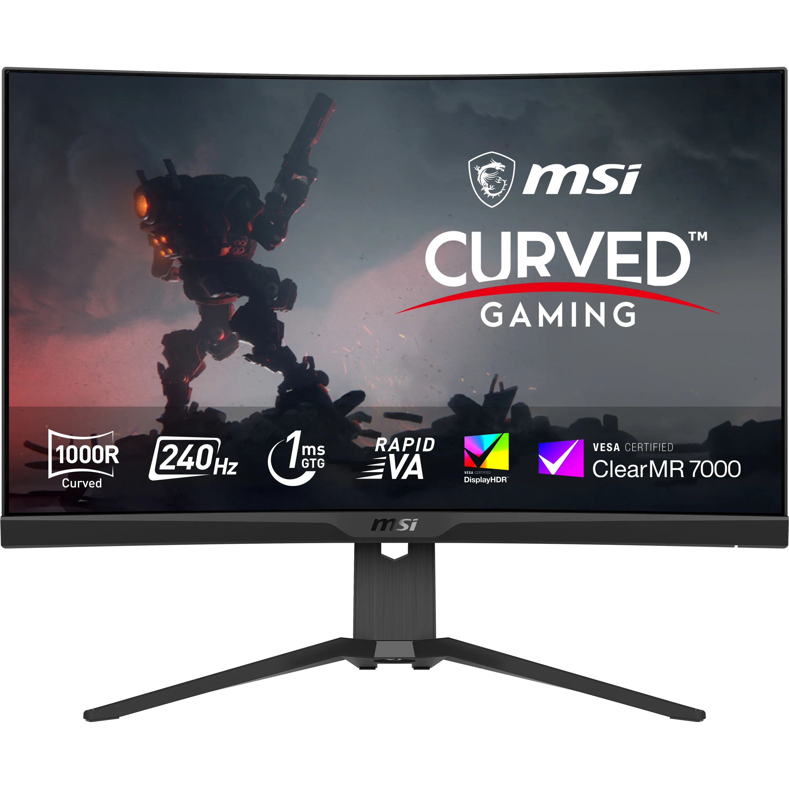 MSI 27" MAG 275CQRX QHD, VA - curved gamingsk&auml;rm