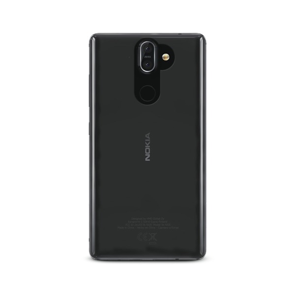 Puro Nokia 8 Sirocco, 0.3 Nude Cover, l&auml;pin&auml;kyv&auml;