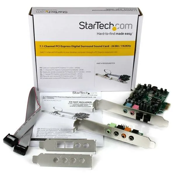 7.1 CHANNEL PCIE SOUND CARD