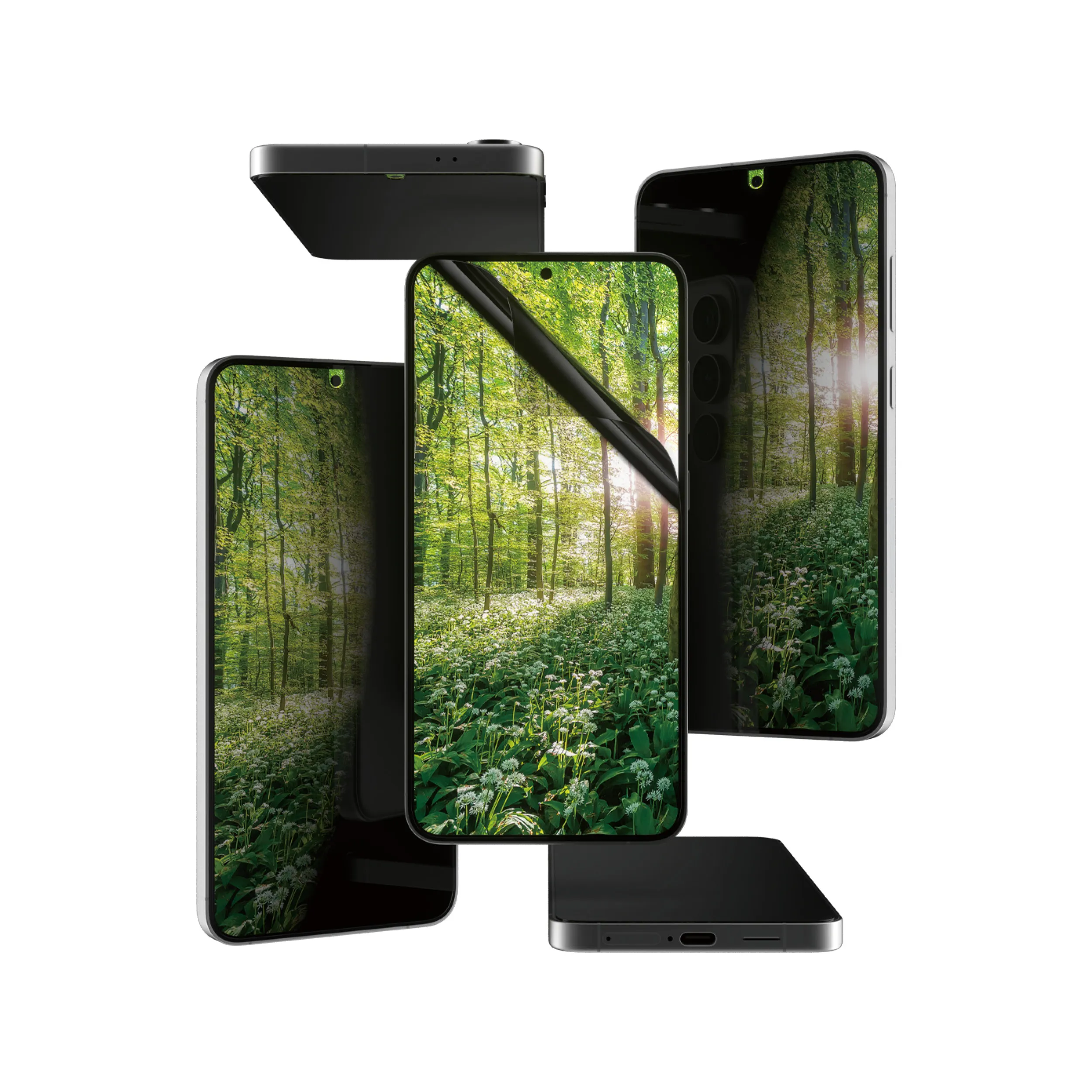 PanzerGlass Matrix 4-Way Galaxy S25 Plus / S24 Plus - sk&auml;rmskydd, Privacy