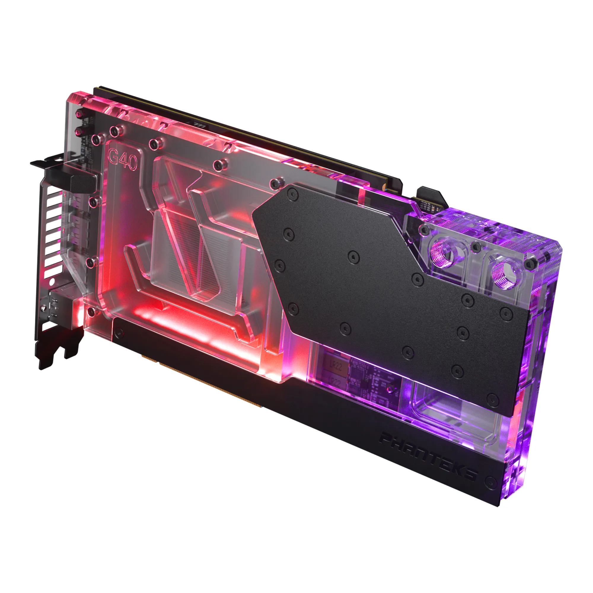Phanteks RTX 4090/4080 GPU Full Water Block Asus, DRGB, Black