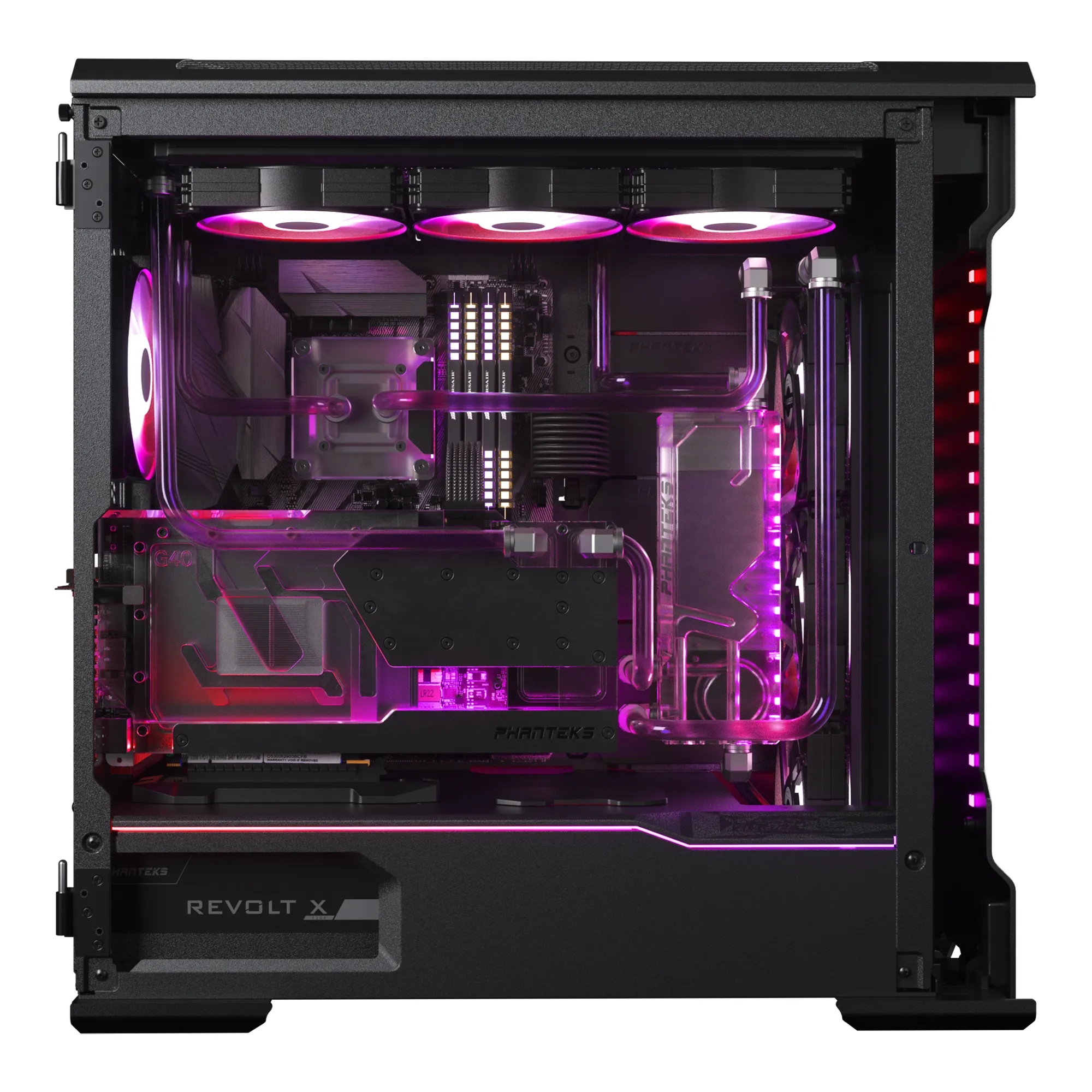 Phanteks RTX 4090/4080 GPU Full Water Block Asus, DRGB, Black