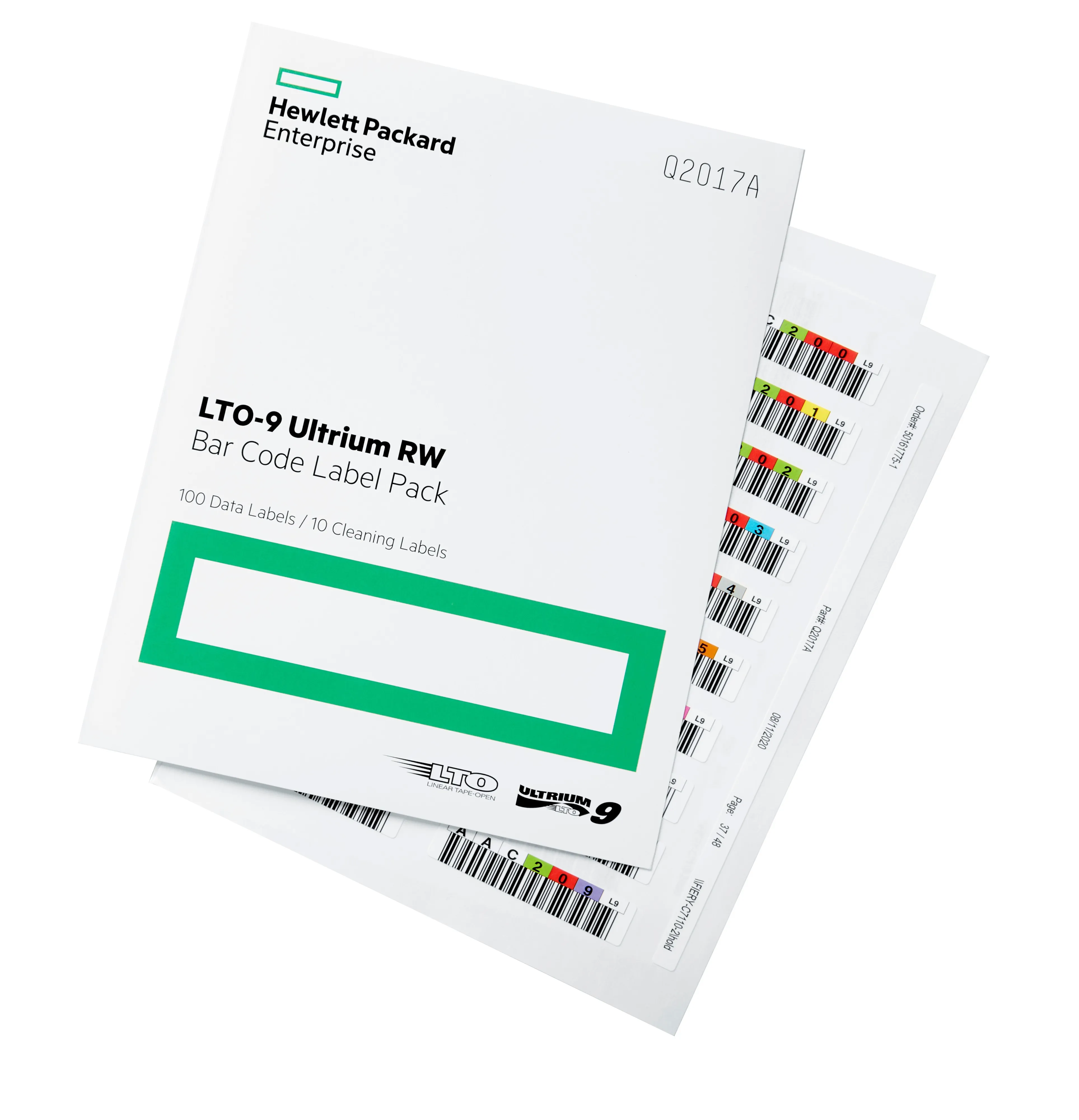 HPE LTO-9 Ultrium RW Bar Code Label Pack