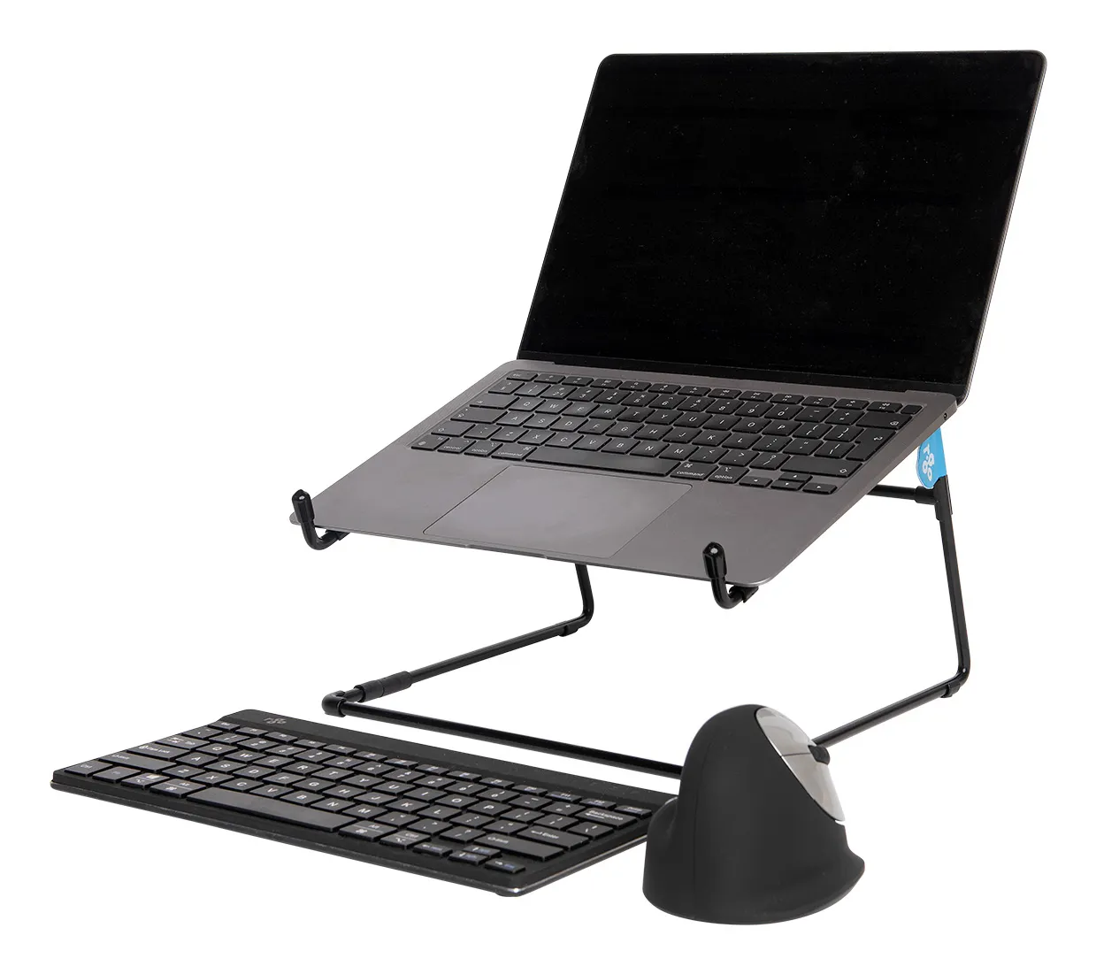 R-Go Steel Office Laptop Stand Black