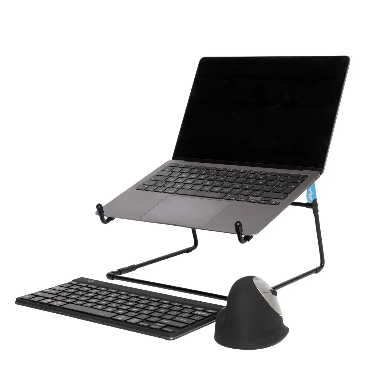 R-Go Steel Office Laptop Stand Black