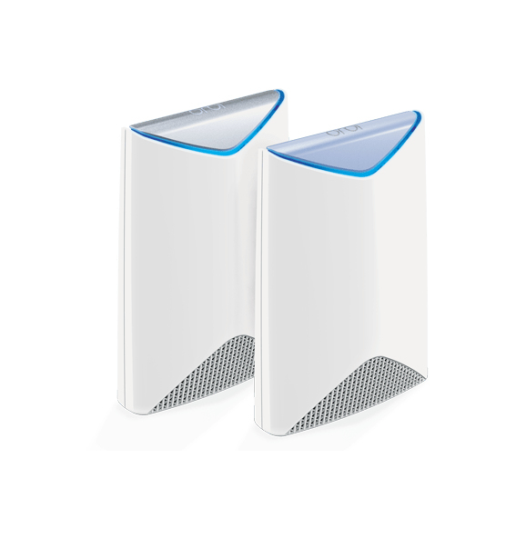 Netgear Orbi Pro Tri-Band Business WiFi System + 5x Orbi Pro Ceiling Add-on Satellite  Tri-band, Wi-Fi 5 - Mesh system, 3-pack
