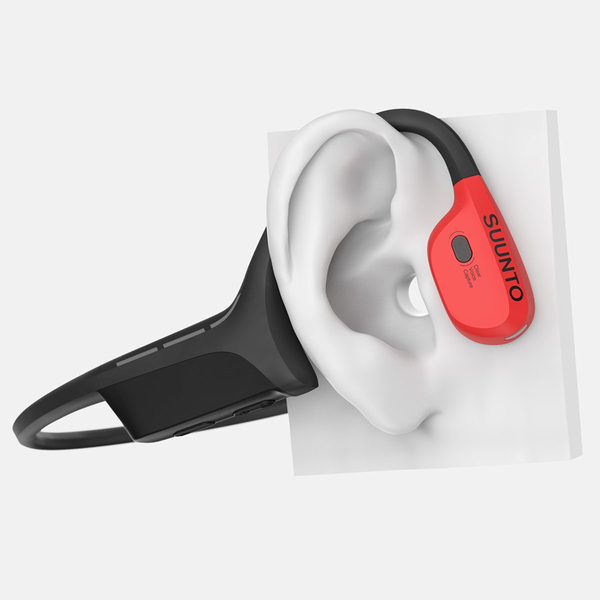 Suunto Wing - bone conductor headphones, Red