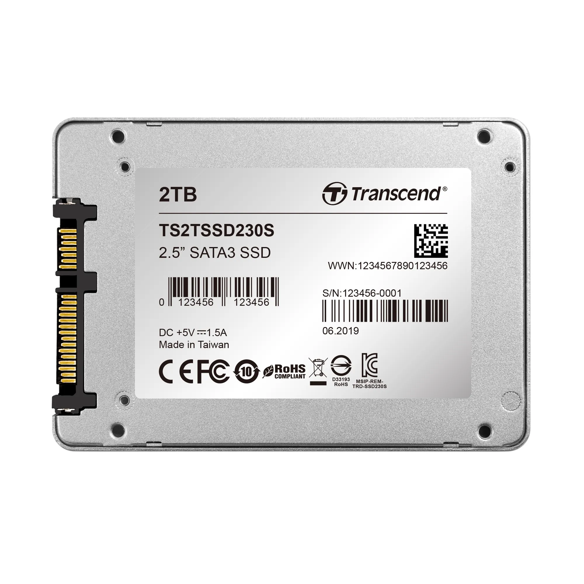 Transcend SSD230S 2TB, SATA III, 2.5&quot; - SSD