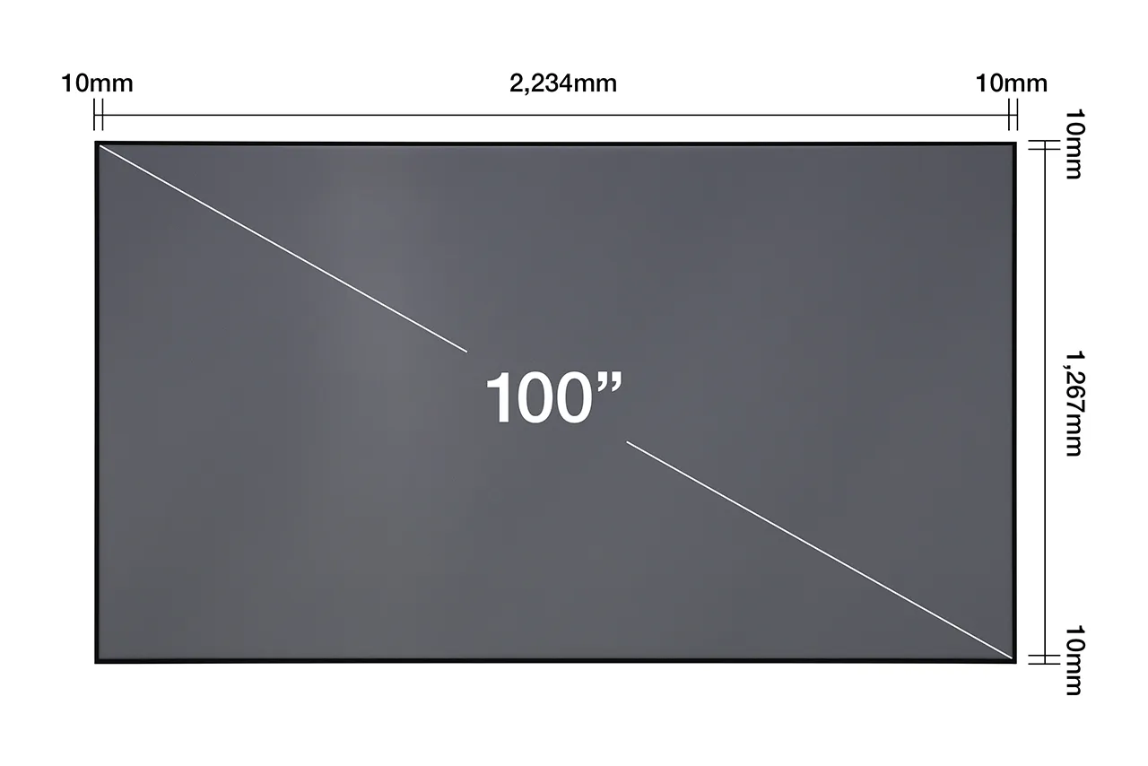 Epson Laser TV ELPSC35 2,54m (100") - projector screen