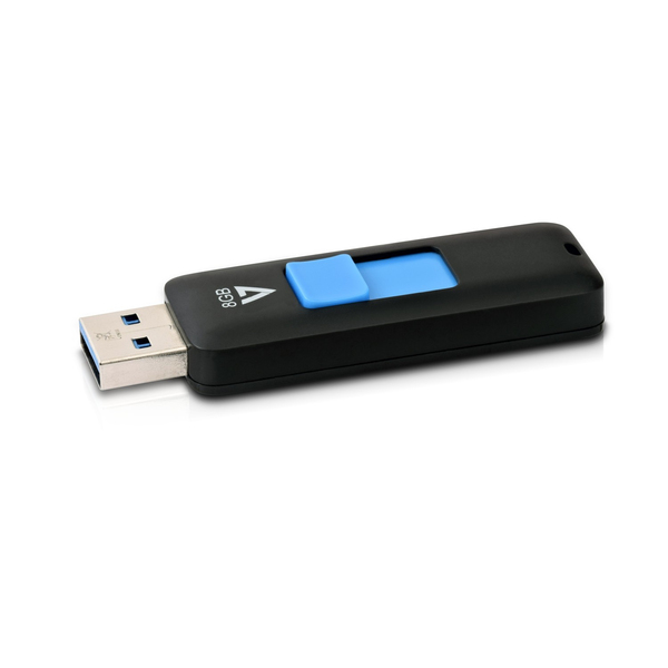 8GB FLASH DRIVE USB 3.0 BLACK 30MB/S READ 8MB/S WRITE