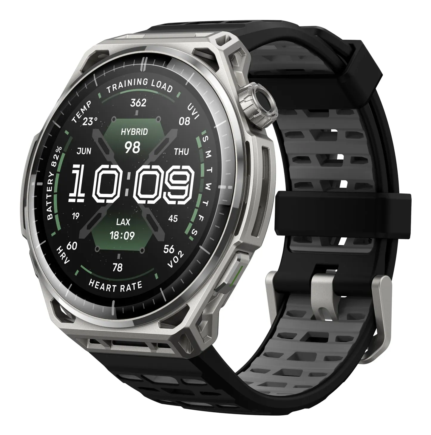 Amazfit Balance 3 51mm AMOLED Sports Watch, Black
