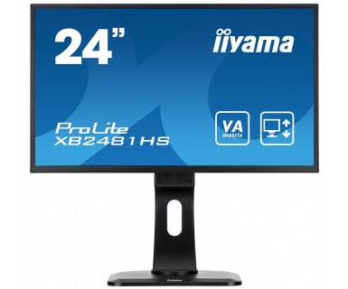 Iiyama 23.6" XB2481HS-B1, Full HD, VA -n&auml;ytt&ouml;