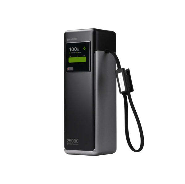 SHARGE HyperTower 25000mAh, 170W -varavirtalähde, harmaa
