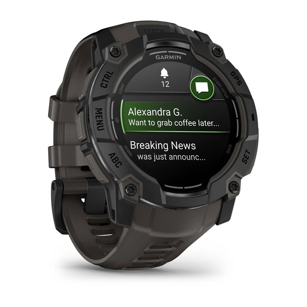 Garmin Instinct 3 50mm AMOLED - tr&auml;ningsklocka, Svart