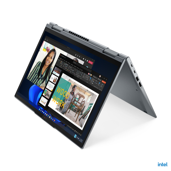 Lenovo ThinkPad X1 Yoga G7 14&quot; i5-1240P, 16 GB, 256 GB SSD, Win 11 Pro - b&auml;rbar dator, Gr&aring;