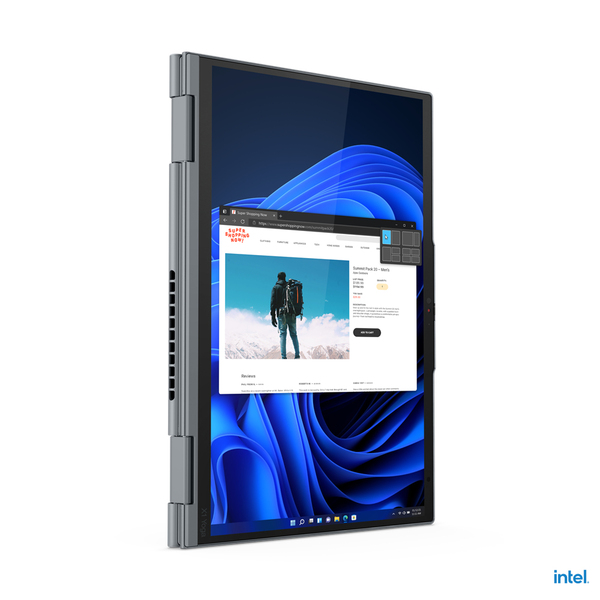 Lenovo ThinkPad X1 Yoga G7 14&quot; i5-1240P, 16 GB, 256 GB SSD, Win 11 Pro - b&auml;rbar dator, Gr&aring;