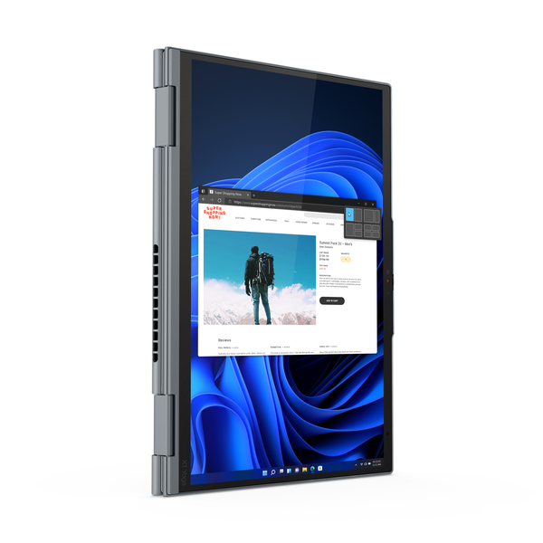 Lenovo ThinkPad X1 Yoga G7 14&quot; i5-1240P, 16 GB, 256 GB SSD, Win 11 Pro - b&auml;rbar dator, Gr&aring;