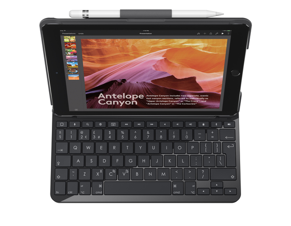 Slim Folio w/BT Keyboard Carbon BLK ES