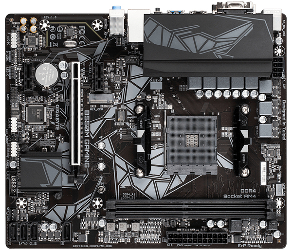 Gigabyte B550 Gaming mATX-emolevy