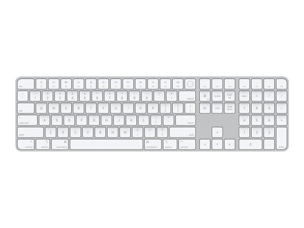 Apple Magic Keyboard, Touch ID, Numpad - wireless keyboard, White (Finnish/Swedish)