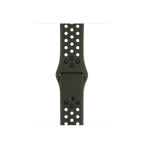 APPLE 38mm Cargo Khaki/Black Nike Sport Band - S/M &amp; M/L