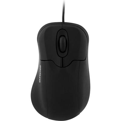 Deltaco MS-737S - mouse, Black