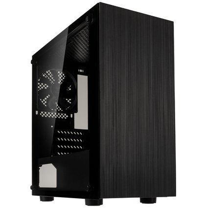 Kolink Stronghold M - MicroTower case, window, Black