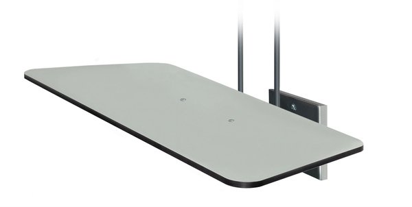 R-Go Hang Out Wall Mount with display for mouse and keyboard, up to 27&quot;, Max weight 10kg, Adjustable