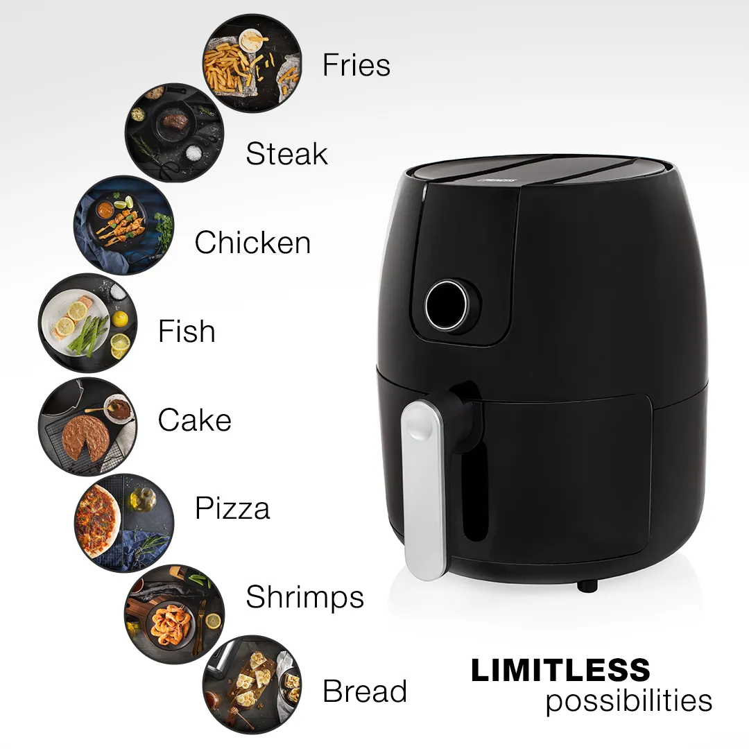 Princess Digital Aerofryer XXL 182025 - airfryer, svart, 4.5l