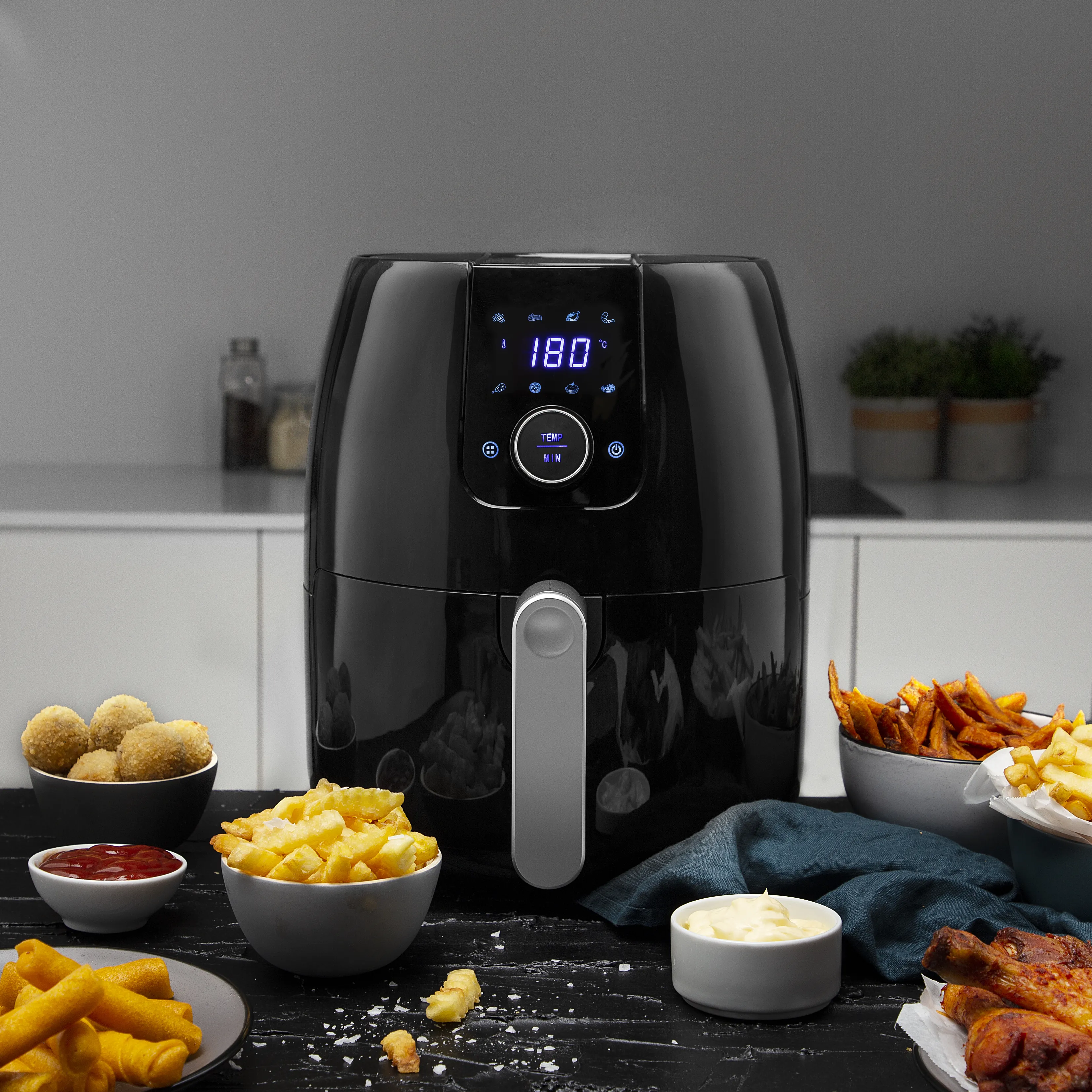 Princess Digital Aerofryer XXL 182025 - airfryer, svart, 4.5l