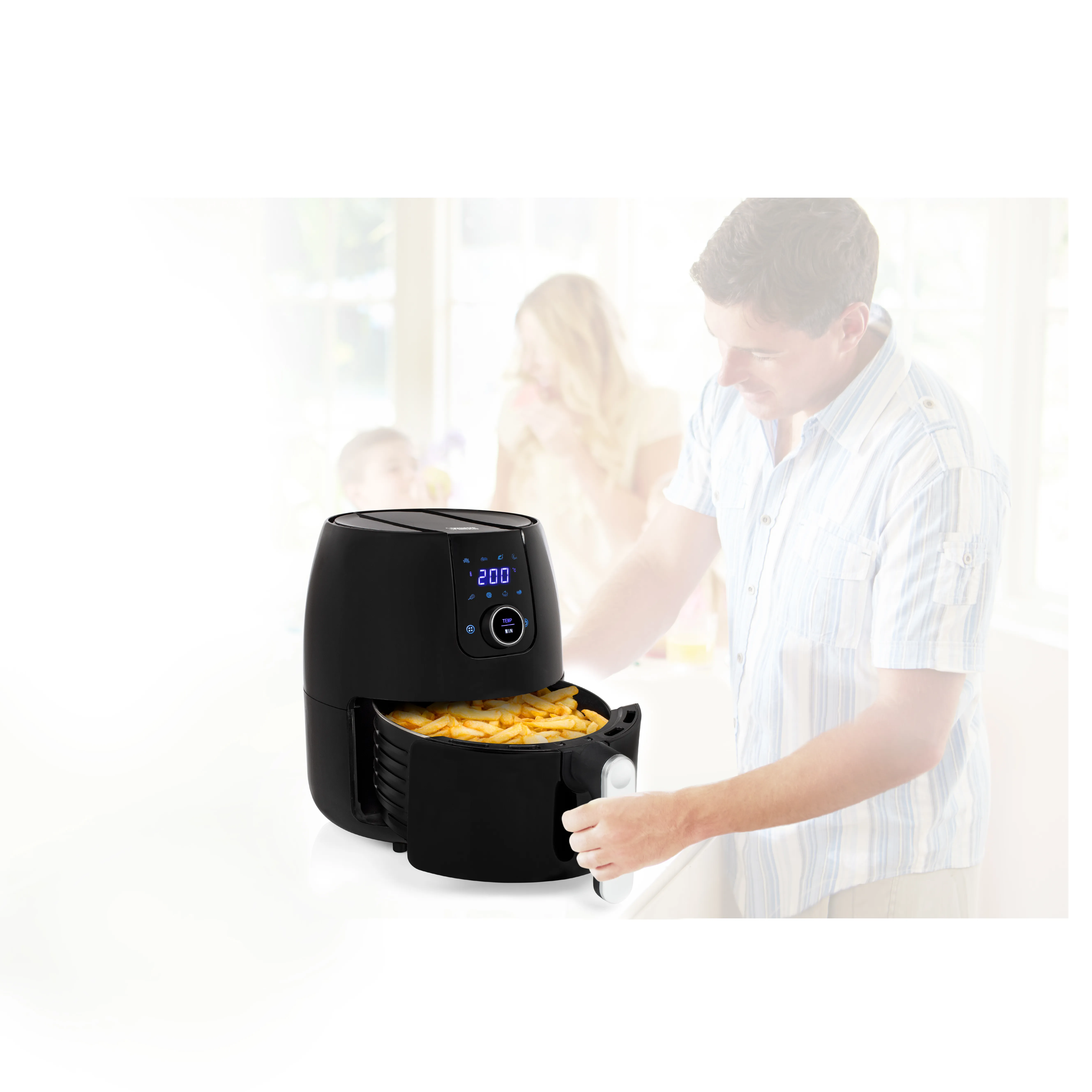 Princess Digital Aerofryer XXL 182025 - airfryer, svart, 4.5l