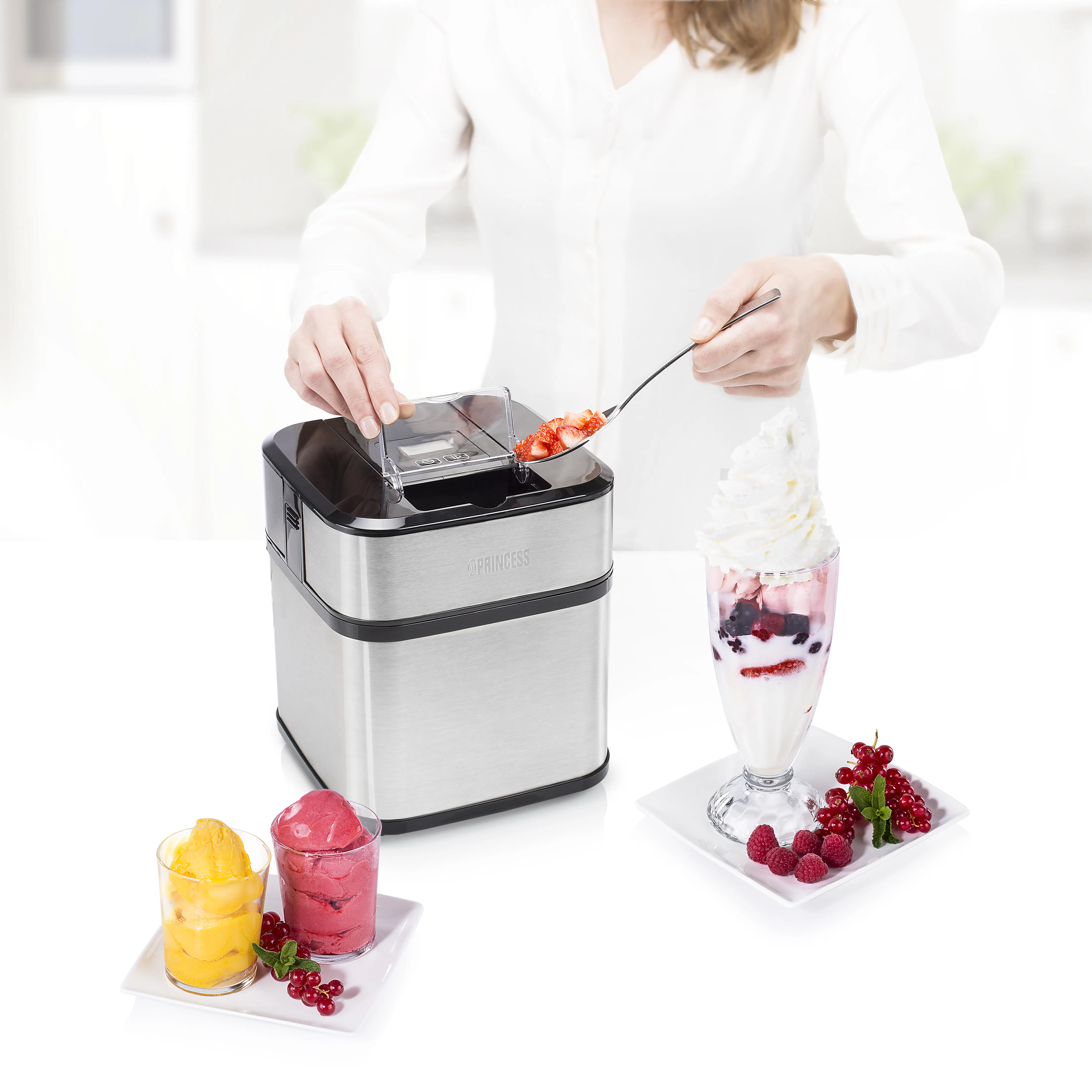 Princess 282605 Glassmaskin, 1,5 L, Svart / Rostfritt st&aring;l