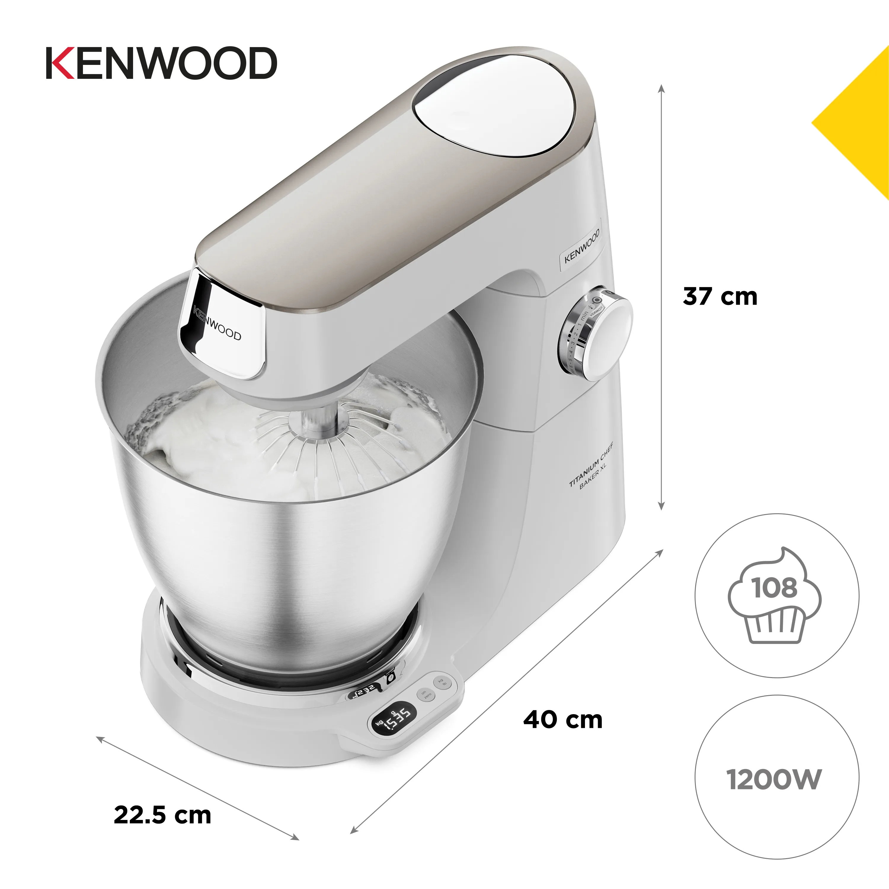 Kenwood Titanium Chef Baker XL KVL65.001WH -yleiskone