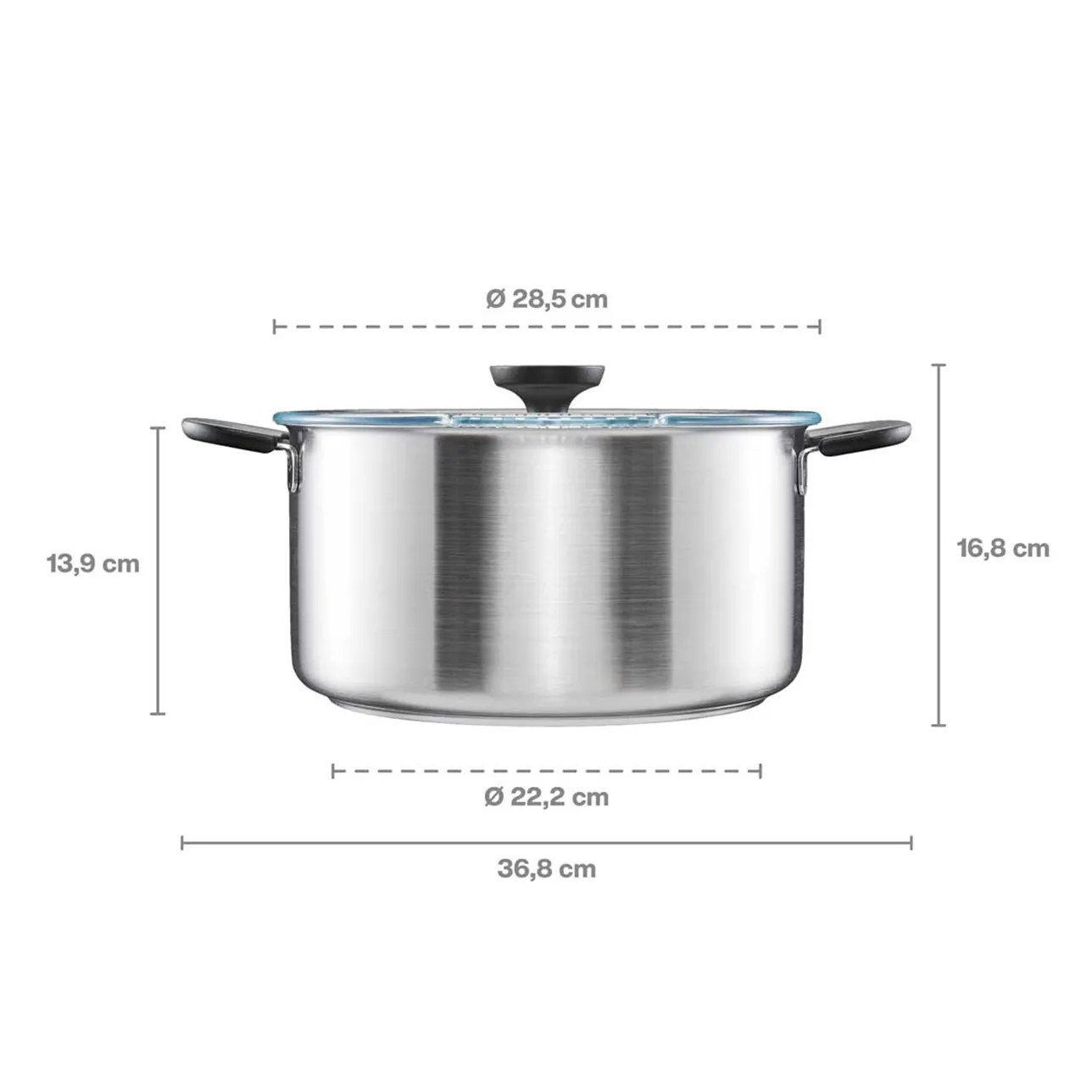 Fiskars Functional Form - pot with lid, 7 L