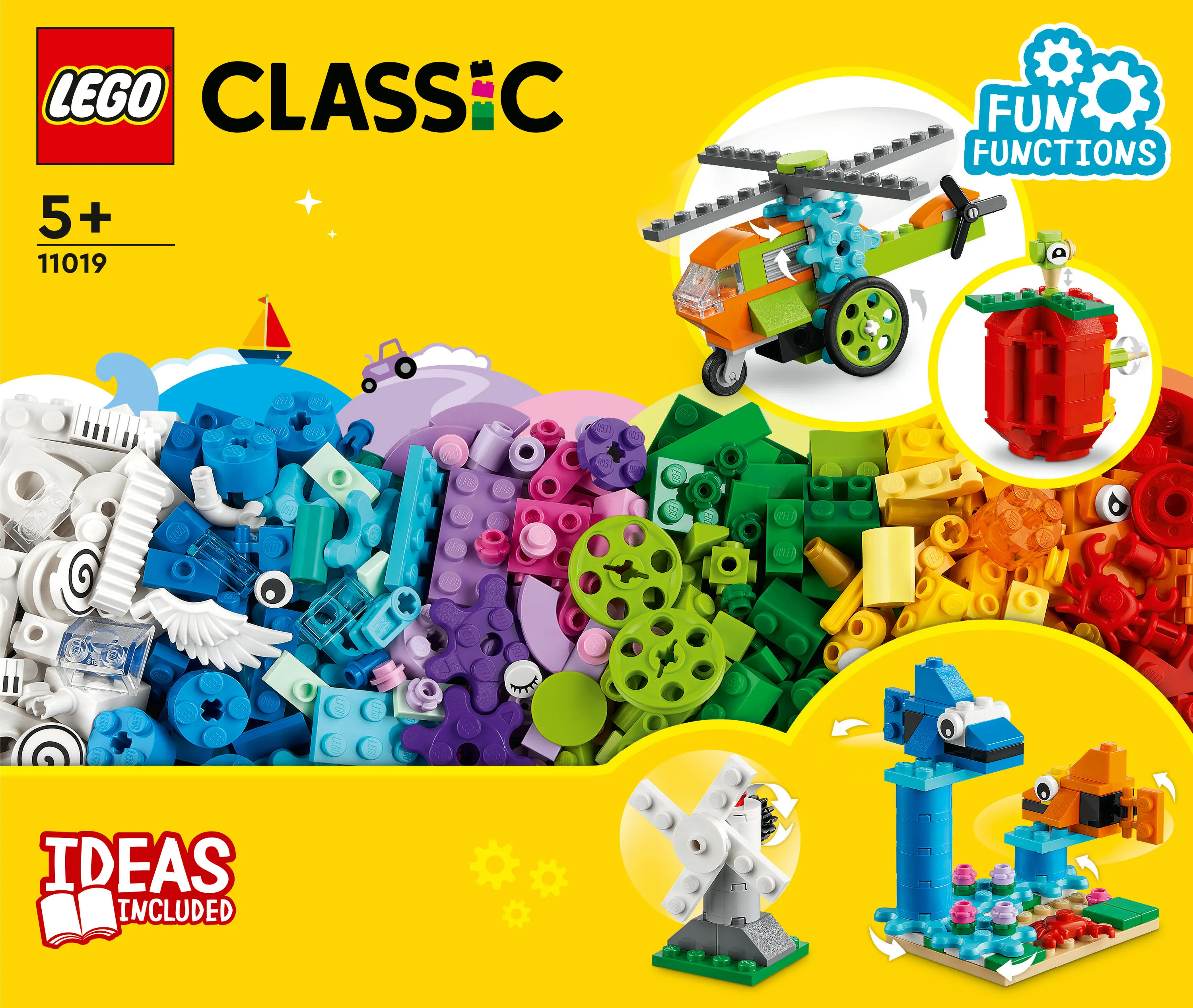 Lego Classic - Klossar och funktioner 11019