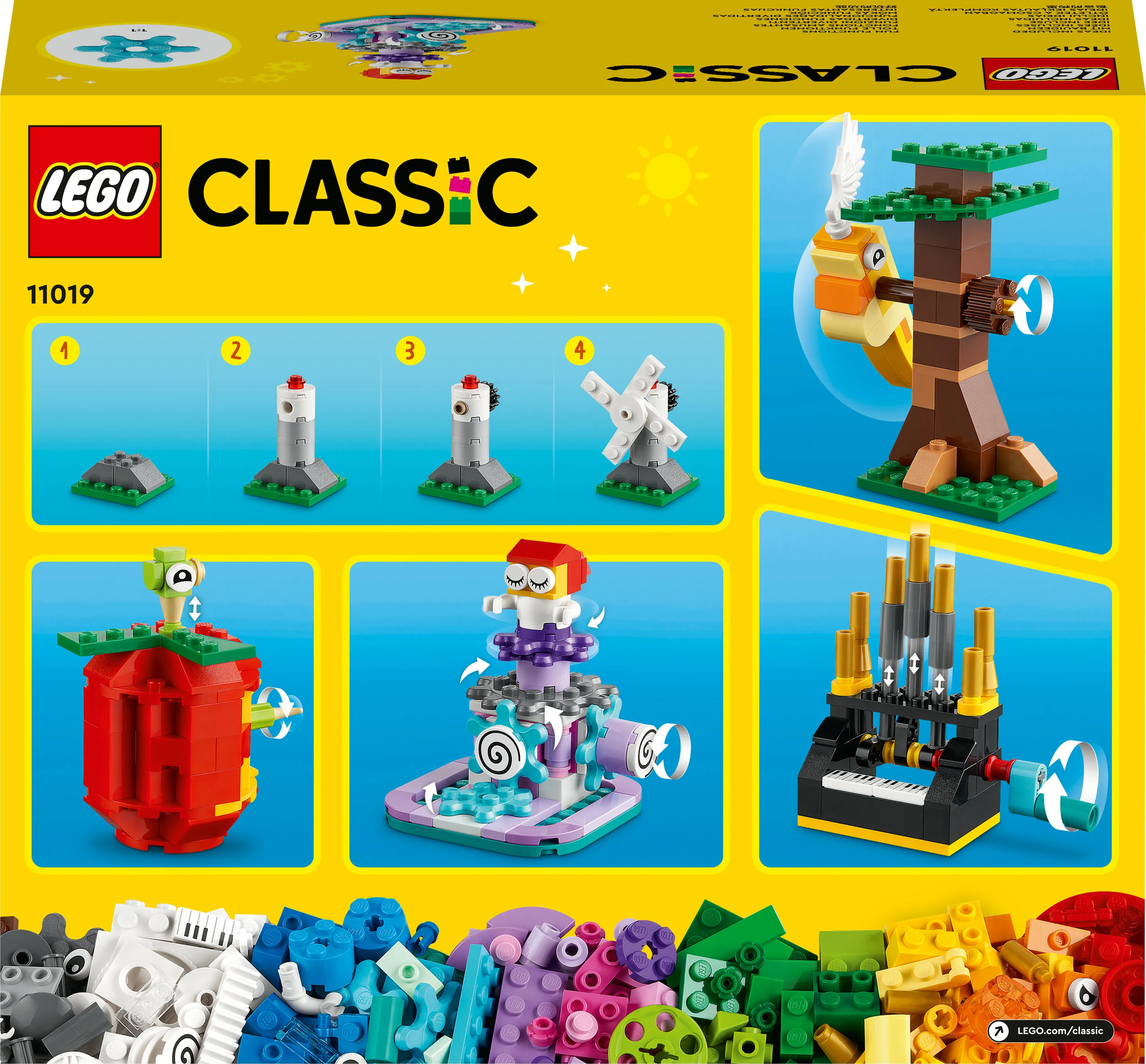 Lego Classic - Klossar och funktioner 11019