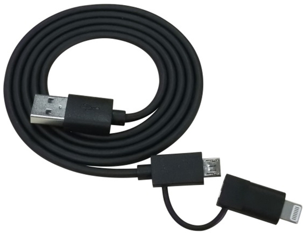 Insmat 2-in-1 USB to MFI Lightning/mUSB Sync
