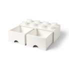 Room Copenhagen LEGO Brick Drawer 8 white - RC40061735