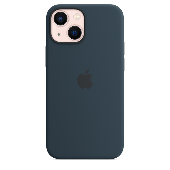 Apple iPhone 13 mini, MagSafe - silikonskal, Abyss Blue