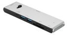 Deltaco HDMI/SD/mSD PD 85W, USB-C-telakka