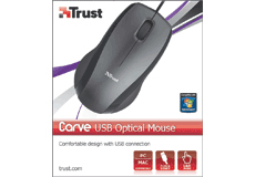 Trust Carve Usb Optical Mouse Black