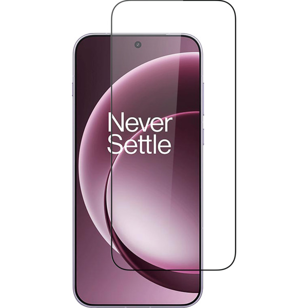 Screenor Full Cover Tempered Glass sk&auml;rmskydd f&ouml;r OnePlus 15R, med applikator