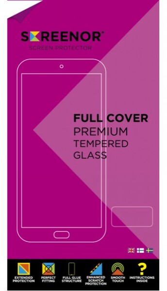 Screenor Full Cover Tempered Glass, OnePlus 15R -panssarilasi, asennuskehikolla