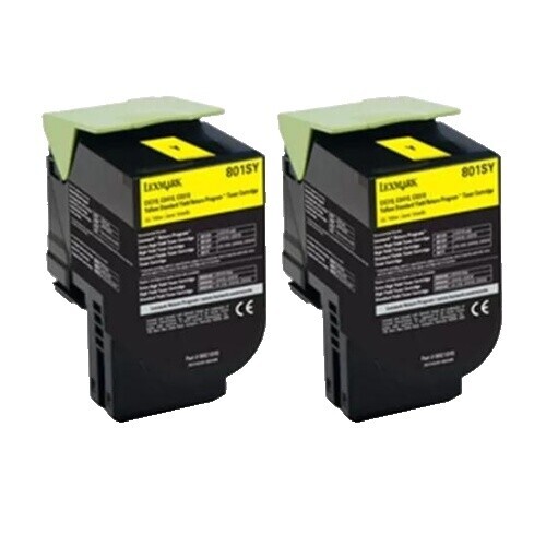 Lexmark 24B7513 lasertoner, gul