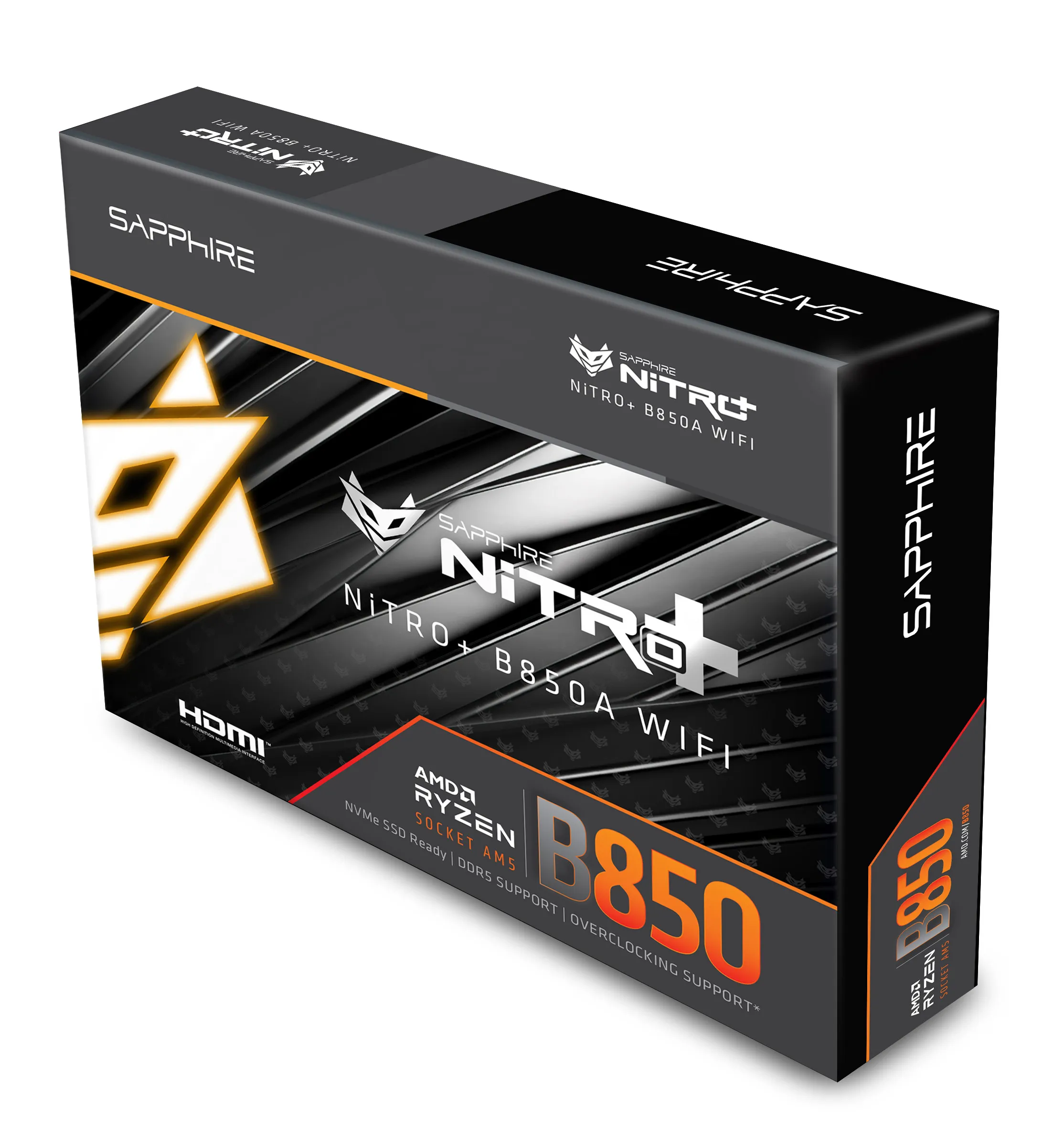 Sapphire NITRO+ B850A WiFi 7 AM5 mATX Motherboard