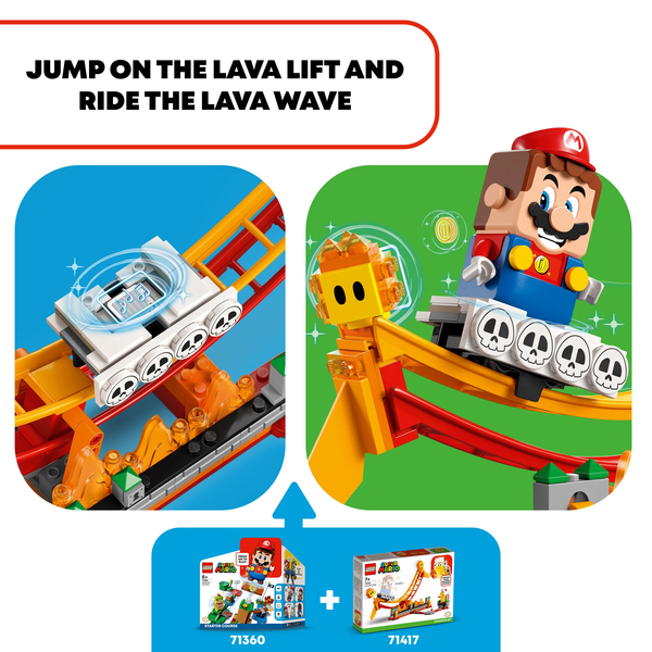 Lego Super Mario Lava Wave Ride Expansion Set 71416