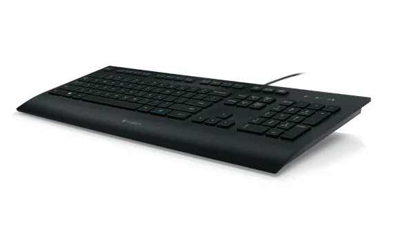 (L&ouml;yt&ouml;nurkka) Logitech K280e -n&auml;pp&auml;imist&ouml;, musta