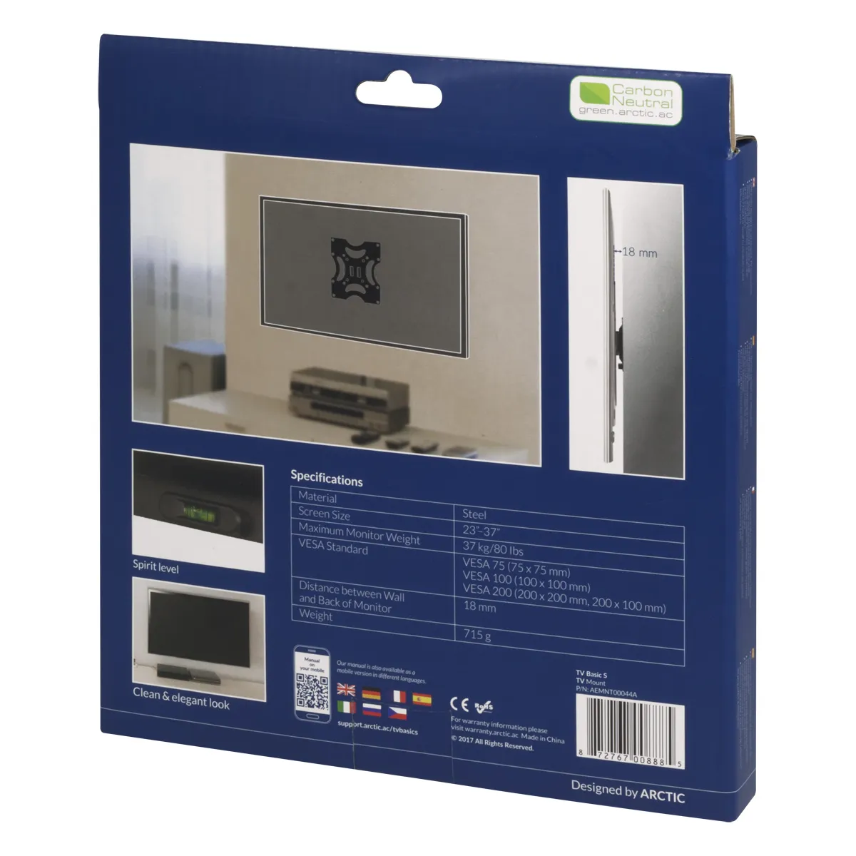 Arctic TV Basic S Fixed - Wall mount