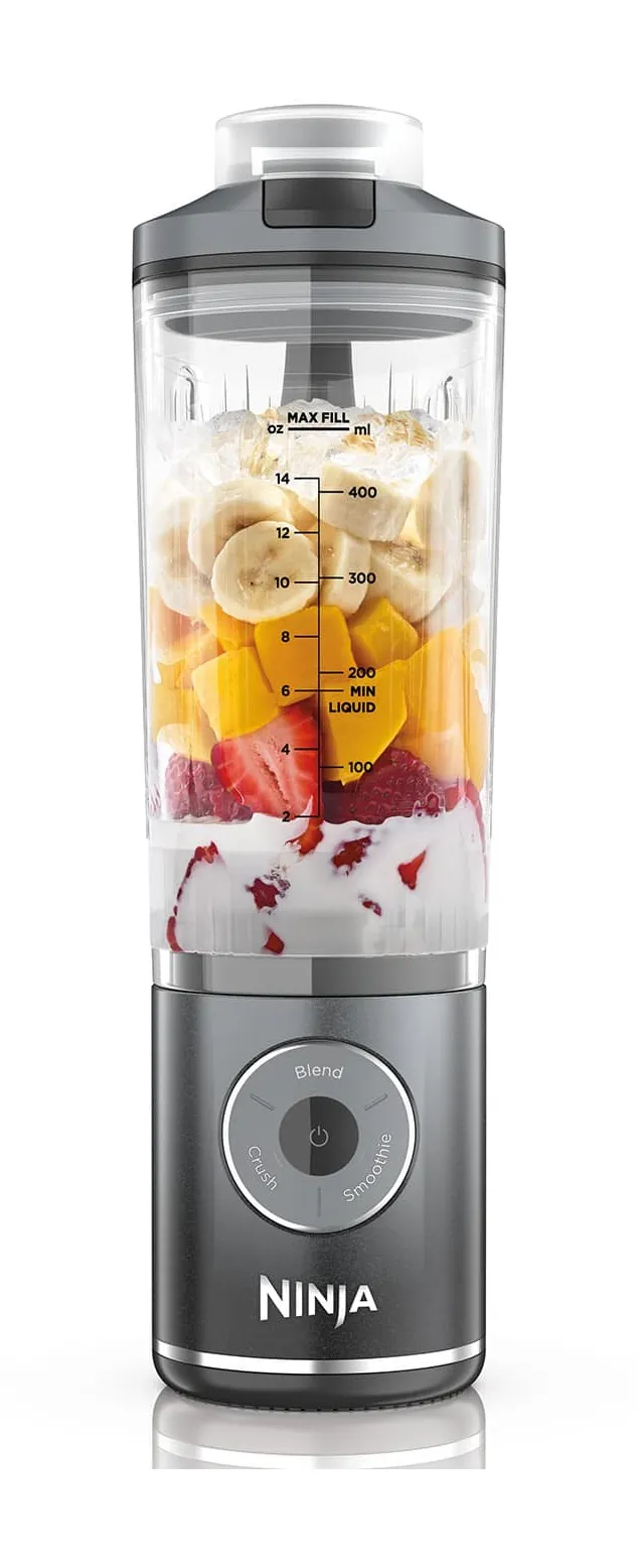 Ninja Blast Max BC251EUGY 0,57 l portabel blender, gr&aring;, transparent